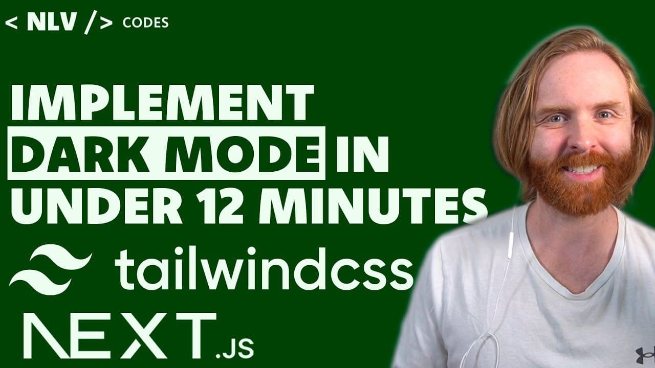 Dark Mode in ~12 Minutes with Tailwind CSS