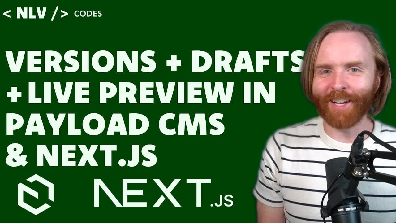 How to Use Versions, Drafts & Live Preview in Payload CMS